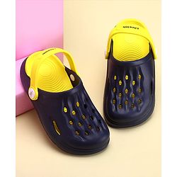 Pine Kids Clogs with Back Strap - White & Green