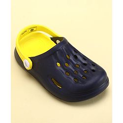 Pine Kids Clogs with Back Strap - White & Green