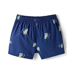 Pine Kids Cotton Knit Boxers with Abstract Print Pack of 2 (Color May Vary)