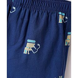 Pine Kids Cotton Knit Boxers with Abstract Print Pack of 2 (Color May Vary)