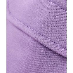 Pine Kids Looper Knit Mid Thigh Solid Colour Shorts - Lavender