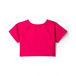 Pine Kids Woven Floral Printed Party Dress with Half Sleeves Jacket - Pink
