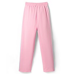 Pine Active Knit Full Length Super Stretch Track Pant With Color Block Design - Pink