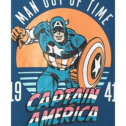 Pine Kids Marvel Single Jersey Knit Half Sleeves Oversize Drop Shoulder T-Shirt With Avengers Graphics Pack Of 3- White Blue & Yellow