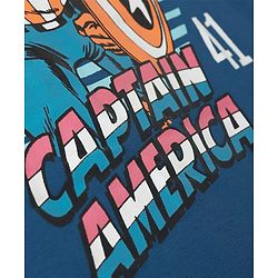 Pine Kids Marvel Single Jersey Knit Half Sleeves Oversize Drop Shoulder T-Shirt With Avengers Graphics Pack Of 3- White Blue & Yellow