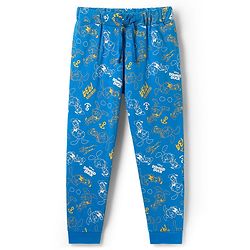 Pine Kids Disney Single Jersey Knit Full Sleeves Night Suit With Donald Duck Graphics - Blue