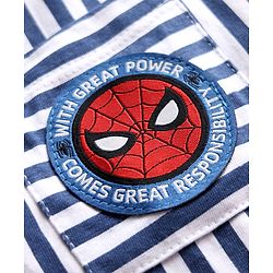 Pine Kids Marvel Cotton Woven Half Sleeves Shirt with Inner Tee  Spider Man Graphics - Multicolor
