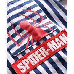 Pine Kids Marvel Cotton Woven Half Sleeves Shirt with Inner Tee  Spider Man Graphics - Multicolor