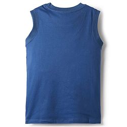 Pine Kids Disney Terry Knit Sleeveless Tank T-Shirt & Shorts Set With Lion King Graphics - Navy Blue