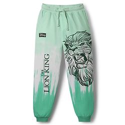 Pine Kids Disney 100% Cotton Full Length Lounge Pant With Lion King Graphics - Light Green