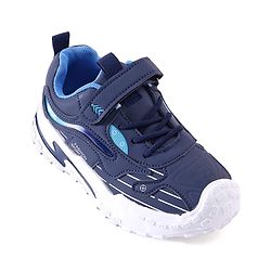 Pine Kids Sneaker Shoes With Velcro Closure & Tape Detailing - Beige