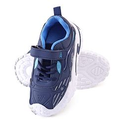 Pine Kids Sneaker Shoes With Velcro Closure & Tape Detailing - Beige