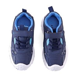 Pine Kids Sneaker Shoes With Velcro Closure & Tape Detailing - Beige