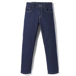Pine Kids Denim Woven Full Length Solid Colour Jeans - Navy Blue