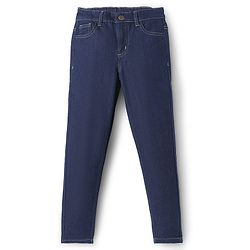 Pine Kids Denim Woven Full Length Washed Jeans - Navy Blue