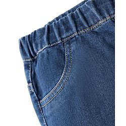 Pine Kids Denim Ankle Length Solid Colour Jeggings - Navy Blue