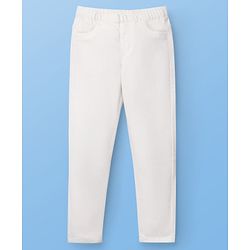 Pine Kids Denim Ankle Length Solid Colour Jeggings - Navy Blue