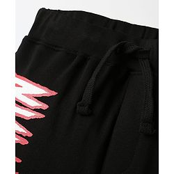 Pine Kids Marvel Single Jersey Knit Half Drop Shoulder Sleeves T-Shirt & Shorts Set With Spider-Man Graphics - Black