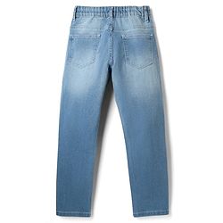 Pine Kids Denim Woven Full Length Washed Jeans - Blue