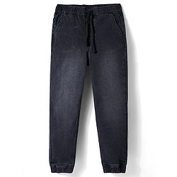 Pine Kids Denim Woven Full Length Washed Jeans With Stretch - Light Blue