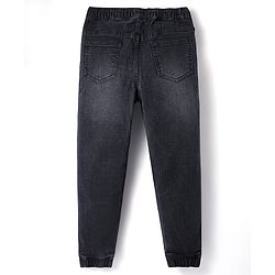 Pine Kids Denim Woven Full Length Washed Jeans With Stretch - Light Blue