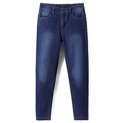 Pine Kids Denim Full Length Washed Jeans - Navy Blue