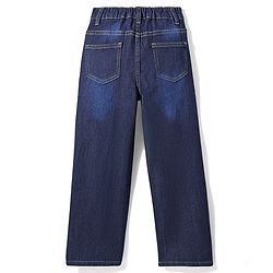Pine Kids Denim Full Length Washed Jeans - Navy Blue