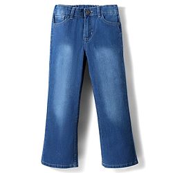 Pine Kids Denim Woven Full Length Washed Jeans - Blue