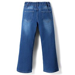 Pine Kids Denim Woven Full Length Washed Jeans - Blue