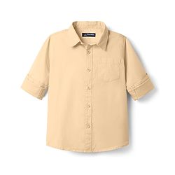 Pine Kids 100% Cotton Full Sleeves Solid Coloured Shirt - Yellow