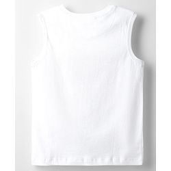 Pine Kids 100% Cotton Full Sleeves Solid Coloured Shirt With Inner Tee - White