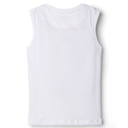 Pine Kids 100% Cotton Full Sleeves Solid Coloured Shirt With Inner Tee - White