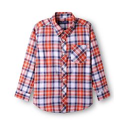 Pine Kids Cotton Woven Full Sleeves Checkered Shirt With T-Shirt - Multicolour