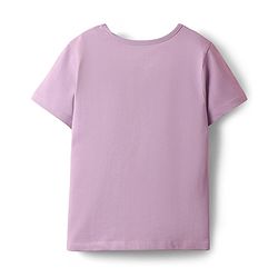 Pine Kids Disney Single Jersey Knit Oversized Half Sleeves Shorts Night Suit with Minnie & Friends Graphics - Lilac