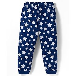 Pine Kids Marvel Single Jersey Knit Half Sleeves Night Suit With Spiderman Graphics - White & Navy Blue
