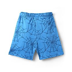 Pine Kids Marvel Single Jersey Knit Half Sleeves Shorts Night Suit with Spider Man Graphics - Blue