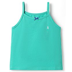 Pine Kids Cotton Elastane Singlet Sleeves Solid Slips Pack of 3 (Color May Vary)