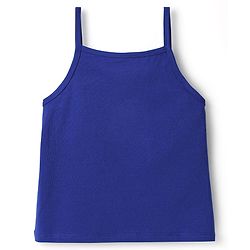 Pine Kids Cotton Elastane Singlet Sleeves Solid Slips Pack of 3 (Color May Vary)
