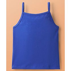 Pine Kids Cotton Elastane Knit Singlet Sleeves Solid Slips Pack of 3 (Color May Vary)