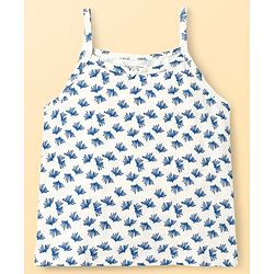 Pine Kids Cotton Elastane Knit Singlet Sleeves Printed Slips Pack of 3 (Color May Vary)