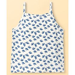 Pine Kids Cotton Elastane Knit Singlet Sleeves Printed Slips Pack of 3 (Color May Vary)