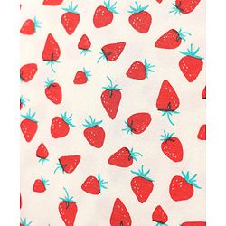 Pine Kids Cotton Elastane Knit Singlet Sleeves Slips With Strawberry Print Pack of 3 (Color May Vary)