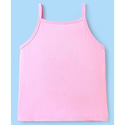 Pine Kids Cotton Elastane Knit Singlet Sleeves Slips With Strawberry Print Pack of 3 (Color May Vary)