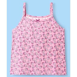 Pine Kids Cotton Elastane Knit Singlet Sleeves Sea Shells Printed Slips Pack of 3 (Color May Vary)