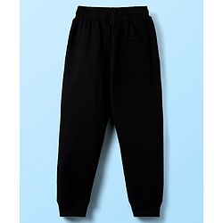Pine Kids Cotton Knit Full Length Striped Lounge Pant - Black