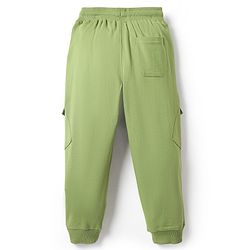 Pine Kids Cotton Knit Full Length Solid Lounge Pant - Light Green