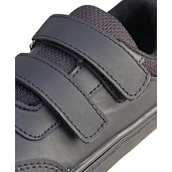 Pine Kids Velcro Closure School Shoes - Black