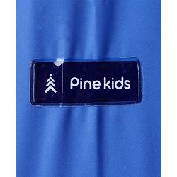 Pine Kids Marvel Full Sleeves Hooded Spider-Man Raincoat - Blue & Red