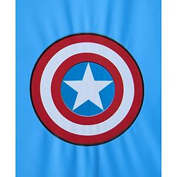 Pine Kids Marvel Full Sleeves Hooded Avengers Raincoat - Blue
