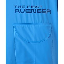Pine Kids Marvel Full Sleeves Hooded Avengers Raincoat - Blue